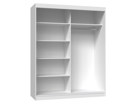 Szafa IGA 160 A/B ANTRACYT ARTISAN 1 x Lustro Do Sypialni Przedpokoju