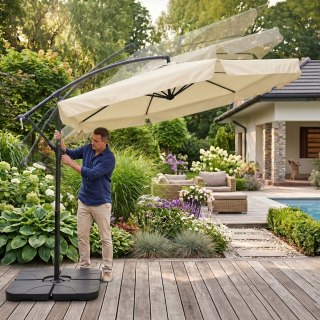 PARASOL OGRODOWY CYNIA BEŻOWY