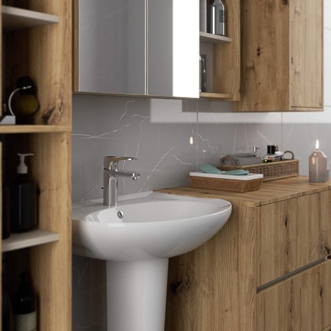 SZAFKA ŁAZIENKOWA WISZĄCA VAMI W50 2D 6P DĄB ARTISAN / KASZMIR