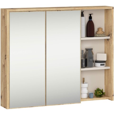 SZAFKA ŁAZIENKOWA WISZĄCA VAMI W90 2D 3P LO DĄB ARTISAN / KASZMIR