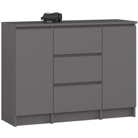 KOMODA K100 2D 3SZ PK GRAFIT SZARY