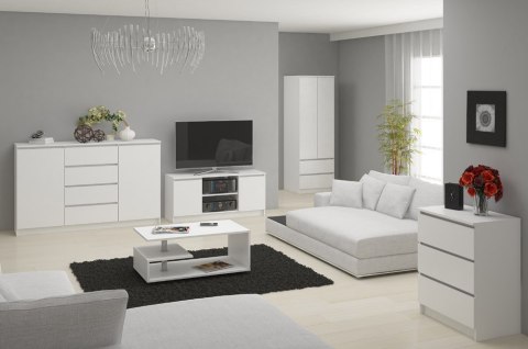 KOMODA K160 2D 4SZ CLP PK BIAŁY