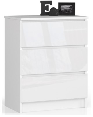 KOMODA K60 3SZ CLP PK BIAŁY POŁYSK