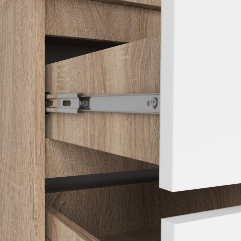 SZAFA S90 2D 2SZ CLP PK SONOMA / BIAŁY