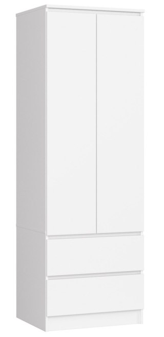 SZAFA STAR S 60 cm 2 DRZWI 2 SZUFLADY PK BIAŁA