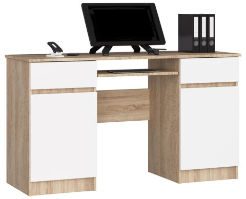 BIURKO CLP A5 2D 2SZ PK SONOMA / BIAŁE
