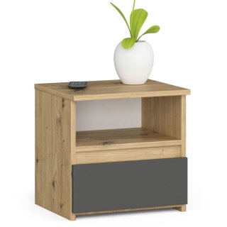 KOMODA CL1 PK DĄB ARTISAN / SZARA