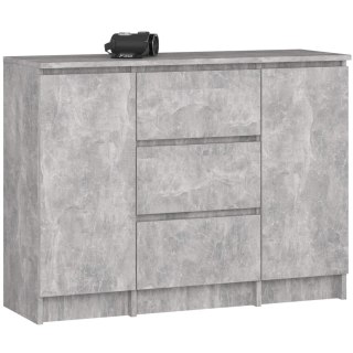 KOMODA K100 2D 3SZ PK BETON