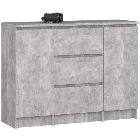 KOMODA K100 2D 3SZ PK BETON