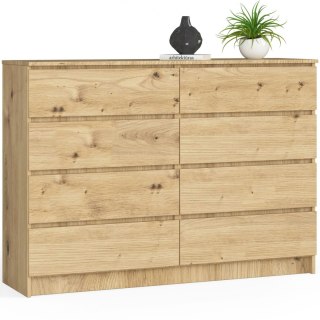 KOMODA K140 8SZ CLP PK DĄB ARTISAN