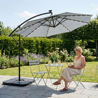 PARASOL OGRODOWY MILIN JASNOSZARY