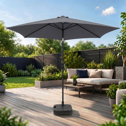 PARASOL OGRODOWY ORIENT CIEMNOSZARY