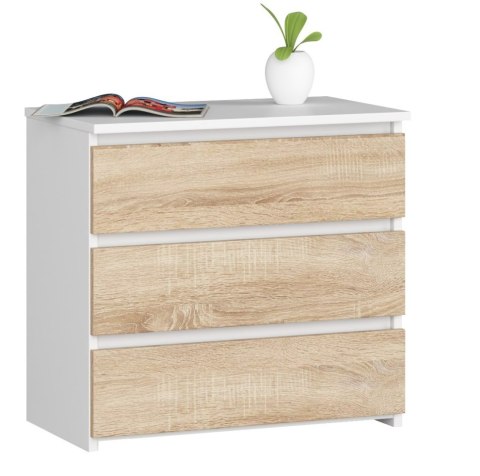 SZAFKA NOCNA CL3 60 cm PK BIAŁA / SONOMA