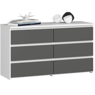 KOMODA CL100 6SZ PK BIAŁA / SZARA