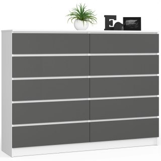 KOMODA K160 10SZ CLP PK BIAŁY / SZARY
