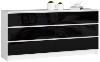 KOMODA K160 6SZ CLP PK CZARNY POŁYSK