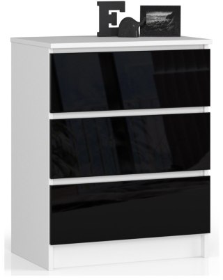 KOMODA K60 3SZ CLP PK CZARNY POŁYSK