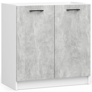 MEBLE KUCHENNE ZESTAW OLIWIA G1 2.0M BIAŁY-BETON