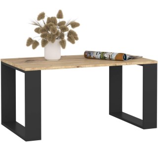 STOLIK KAWOWY NOX DĄB ARTISAN / CZARNY