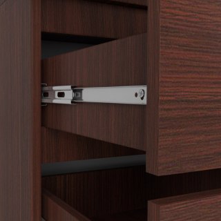 SZAFA S 90 cm 2 DRZWI 2 SZUFLADY PK WENGE