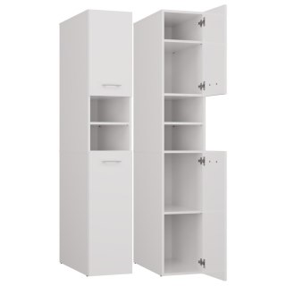 SZAFKA Łazienkowa Słupek POLA 32 BIAŁY 180 cm Głębokość 64 cm 2 Drzwi Półki