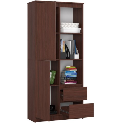 REGAŁ R11 R80 1D 2SZ CLP PK WENGE
