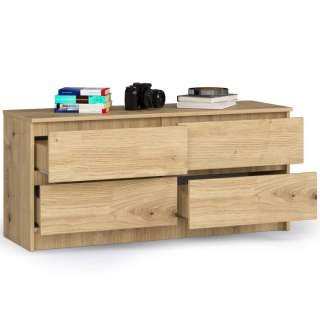 KOMODA K120 4SZ CLP PK DĄB ARTISAN
