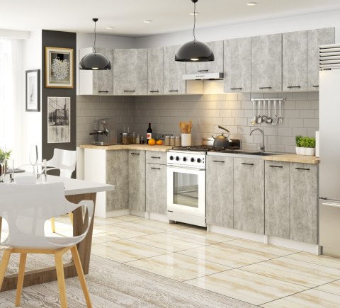Szafka OLIWIA W50 H580 BIAŁA / BETON