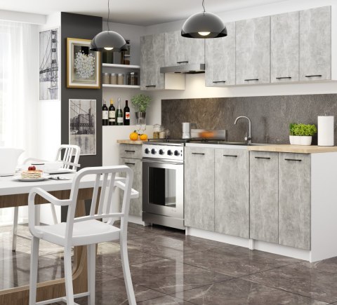 Szafka OLIWIA W50 H580 BIAŁA / BETON