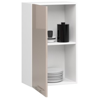 WISZĄCA SZAFKA KUCHENNA OLIWIA W 50cm BIAŁA-CAPPUCCINO POŁYSK H720