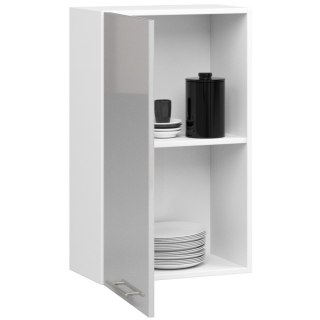 WISZĄCA SZAFKA KUCHENNA OLIWIA W 50cm BIAŁA-METALIK POŁYSK H720