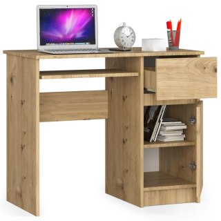 BIURKO KOMPUTEROWE PIKSEL PK DĄB ARTISAN - PRAWE