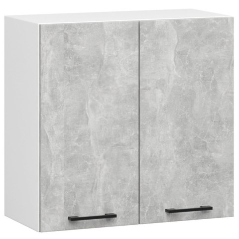 MEBLE KUCHENNE ZESTAW OLIWIA 2.4M BETON-BIAŁY
