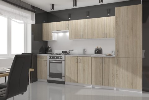 Szafka LIMA S40/205/55 BIAŁY/DĄB SONOMA