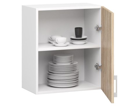 Szafka LIMA W50 /580/ BIAŁY/DĄB SONOMA