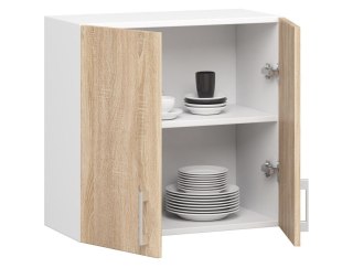 Szafka LIMA W60 /580/ BIAŁY/DĄB SONOMA