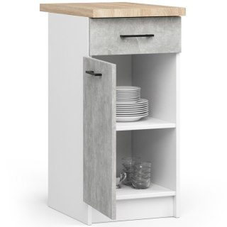 Szafka OLIWIA S40 SZ1 + BLAT BIAŁA / BETON