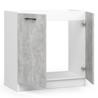 Szafka OLIWIA S80ZL BIAŁA / BETON