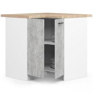 Szafka OLIWIA S90/90 + BLAT BIAŁA / BETON