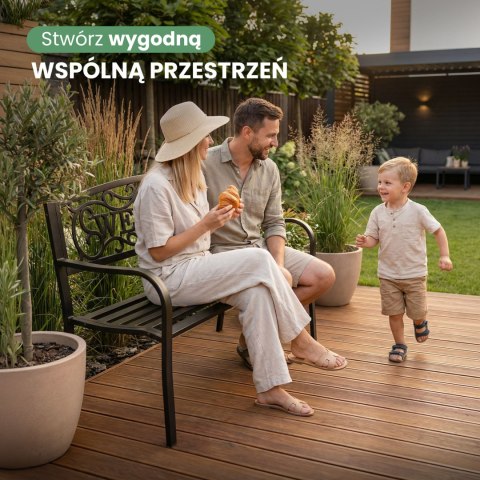 ŁAWKA OGRODOWA IRYS BRĄZOWA