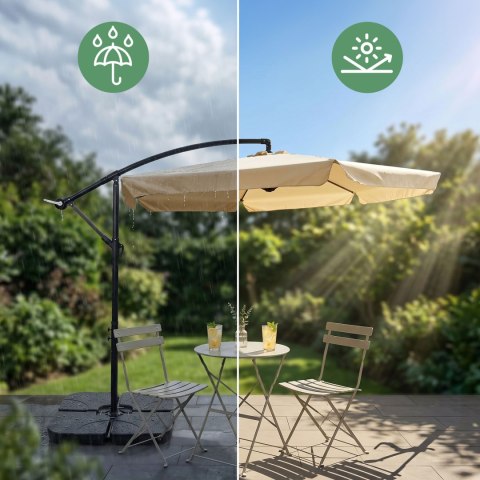 PARASOL OGRODOWY CYNIA BEŻOWY
