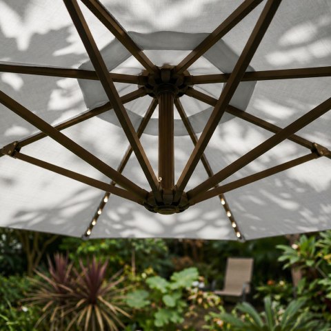 PARASOL OGRODOWY MILIN JASNOSZARY