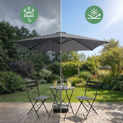 PARASOL OGRODOWY ORIENT CIEMNOSZARY