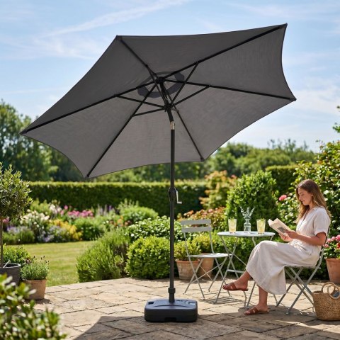 PARASOL OGRODOWY ORIENT CIEMNOSZARY