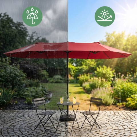 PARASOL OGRODOWY TILIA CZERWONY