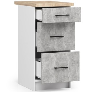 Szafka OLIWIA S40 SZ3 + BLAT BIAŁA / BETON