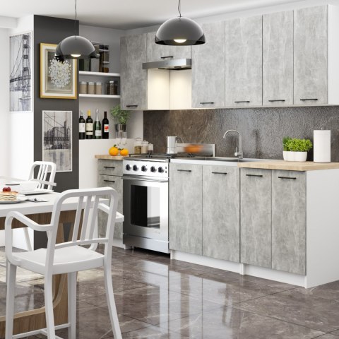 Szafka OLIWIA W40 H720 BIAŁA / BETON