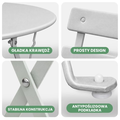 ZESTAW MEBLI BALKONOWYCH ORION SZARY
